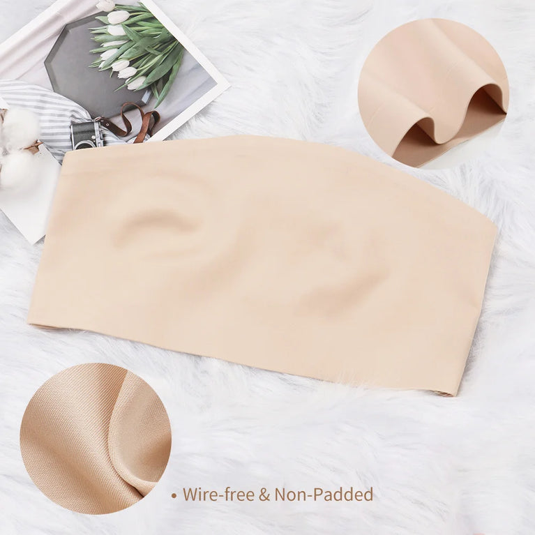 Seamless Non-Slip Tube Top Bra | Strapless Invisible Support
