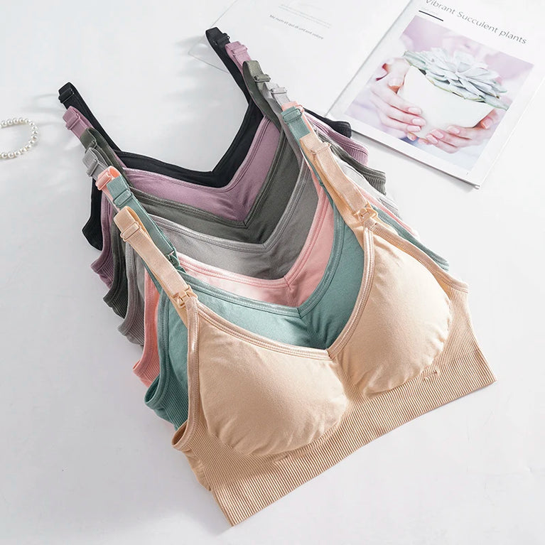Plus Size Nursing Bra | Anti-Sagging Wireless Fit
