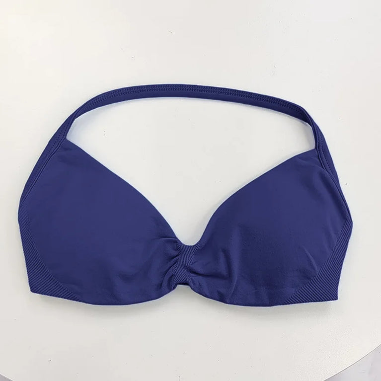 Sexy Halter-Neck Sports Bra | Shockproof Padded Yoga Top