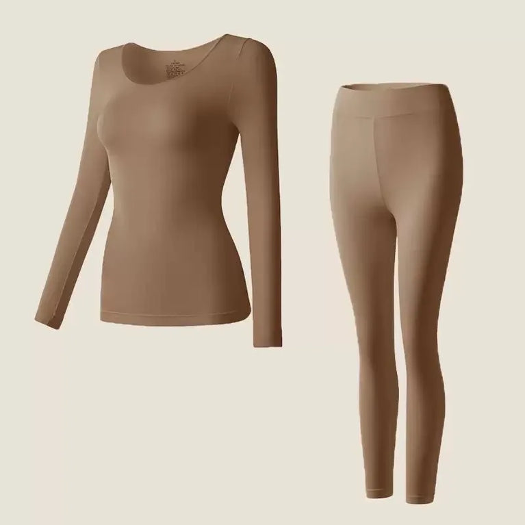 Women’s Seamless Thermal Set | Ultra-Thin Nude Feel Base Layer