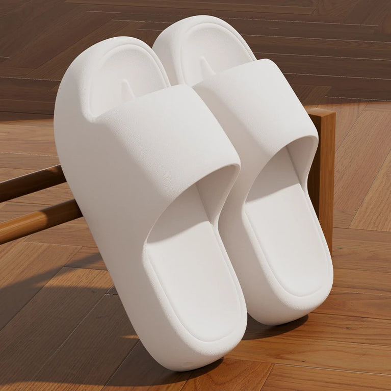 Unisex Cloud Pillow Slides | Soft EVA Anti-Slip Home Sandals