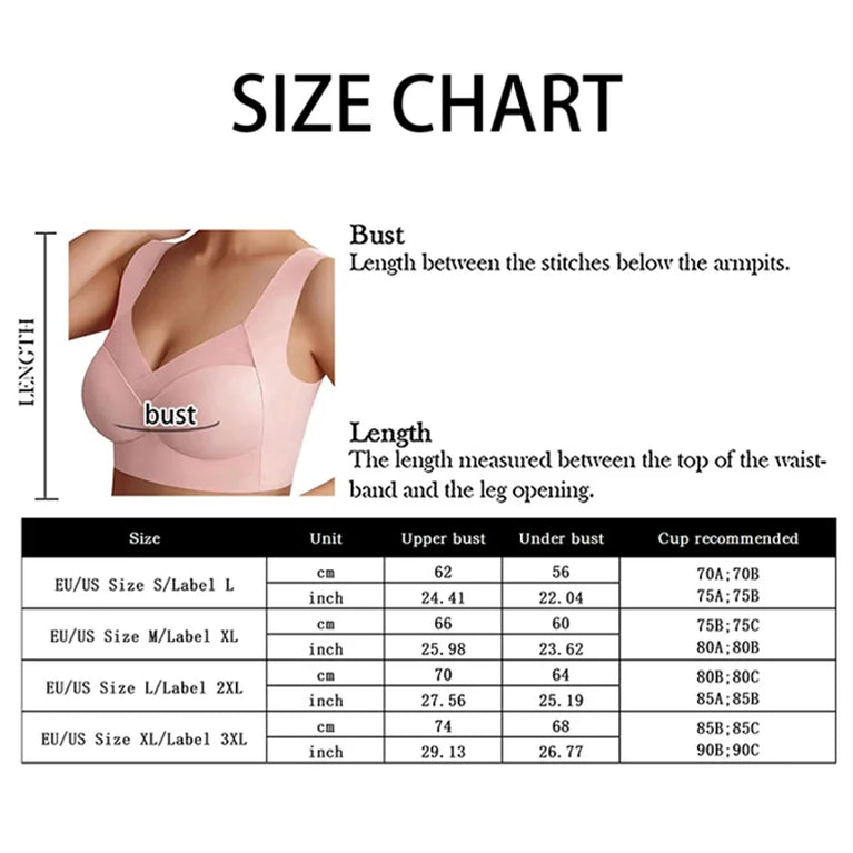 Seamless Lace Sport Bra – Wireless Push-Up Comfort