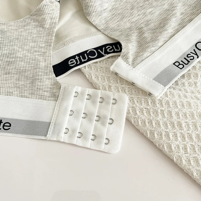 Seamless Deep V Cotton Bra – Wireless Everyday Comfort