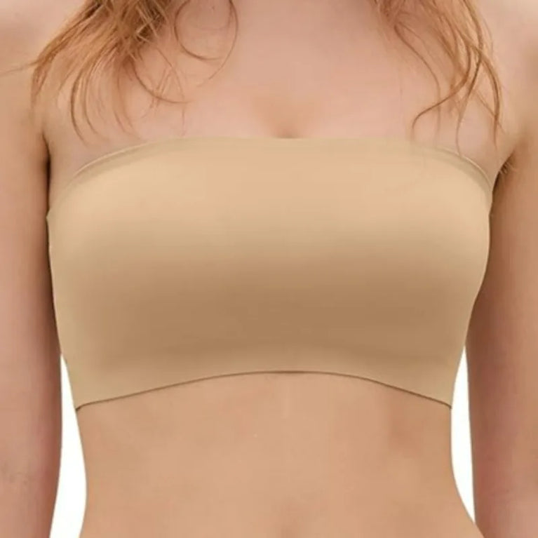 Seamless Mesh Strapless Bra | Sweatproof Summer Crop Top