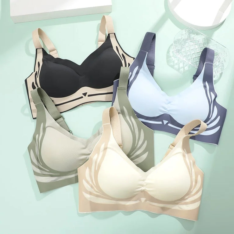 All Of Me Seamless Wireless Bra | Gathered Push-Up Bralette