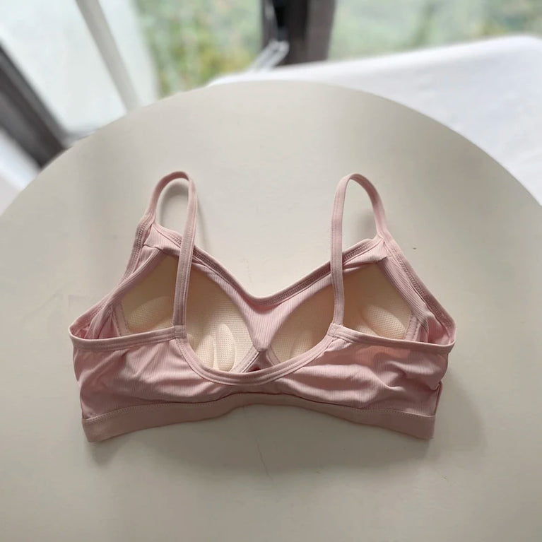 Ice Silk Lace Sports Bra | Wireless Seamless Summer Vest