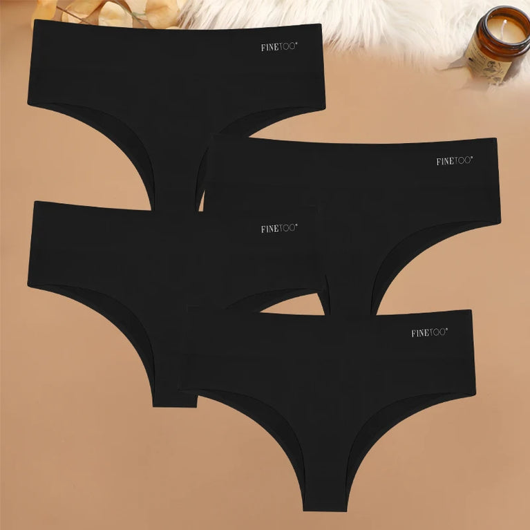 Ice Silk Seamless Panties | Ultra-Thin Brazilian Briefs