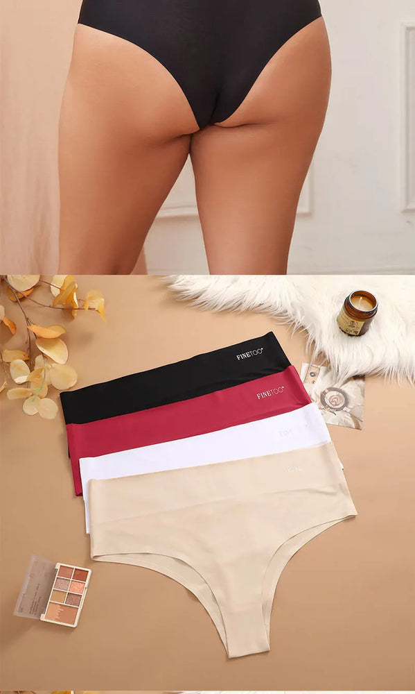 Ice Silk Seamless Panties | Ultra-Thin Brazilian Briefs