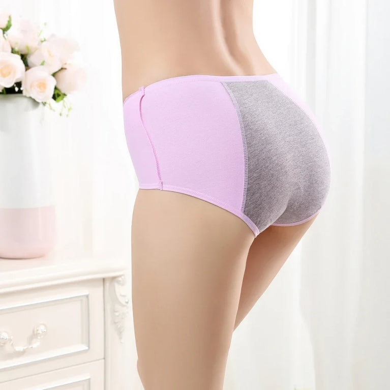 High-Rise Period Briefs | Leakproof Cotton Underwear