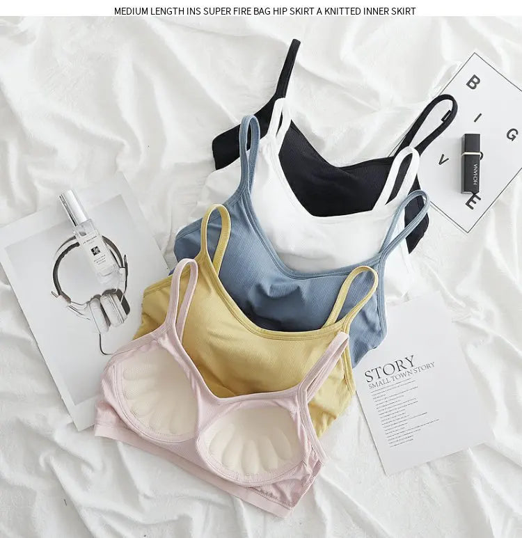 Seamless U-Shape Comfort Bra – Wire-Free Support for Young Women