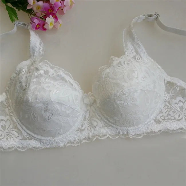 Lace Summer Push-Up Bra | Breathable Full-Coverage Lingerie