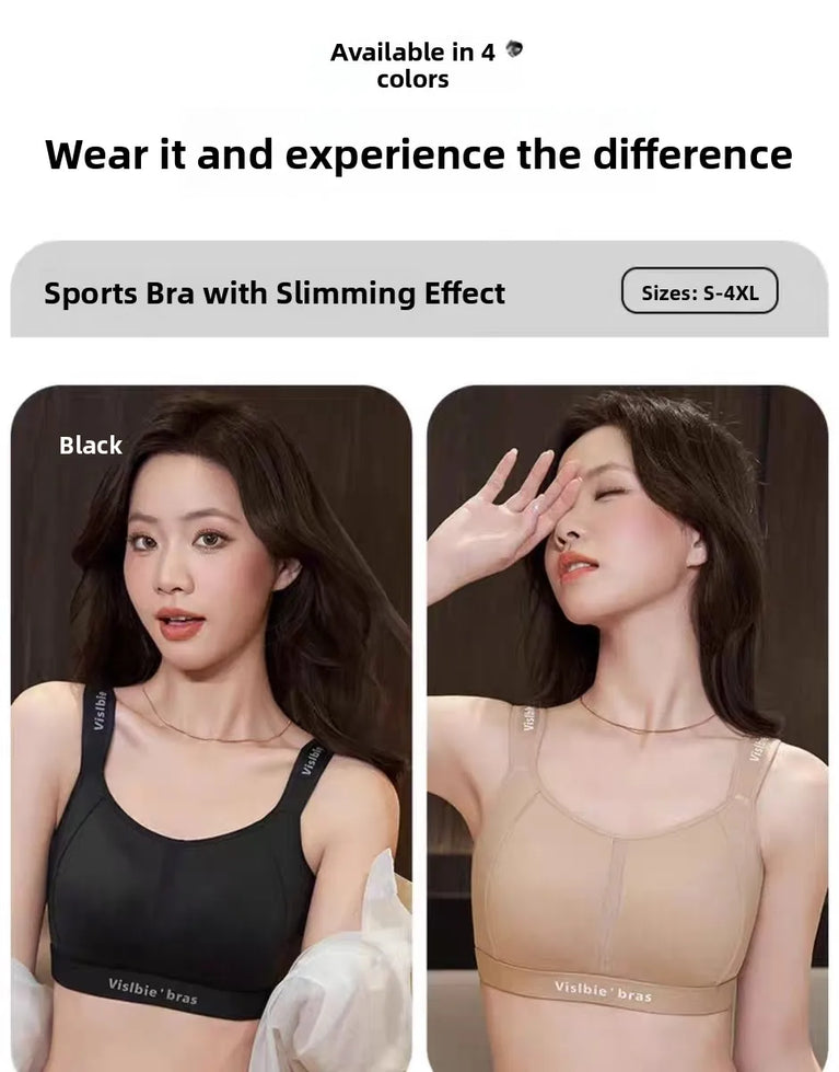 Seamless Full-Cup Sports Vest | Anti-Shake Wireless Support