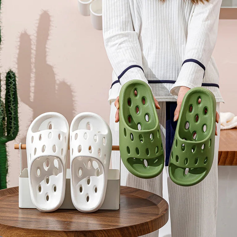 Quick-Dry Bathroom Slides | Odour-Free Lightweight EVA Slippers