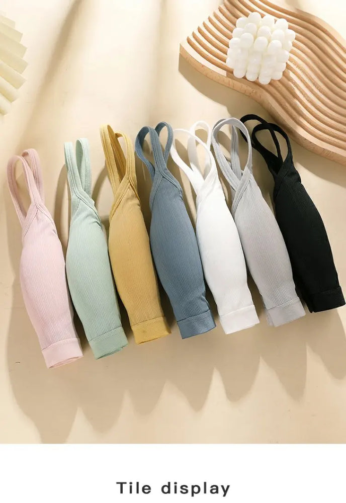 Ice Silk Lace Sports Bra | Wireless Seamless Summer Vest