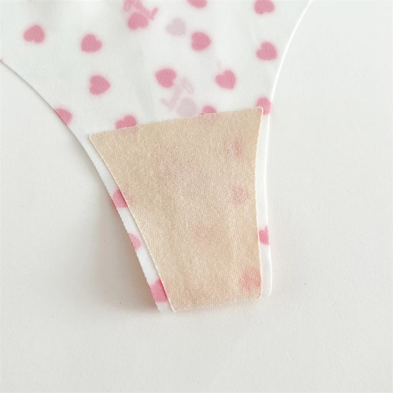 5pc Leopard Thongs | Seamless Ice Silk G-Strings