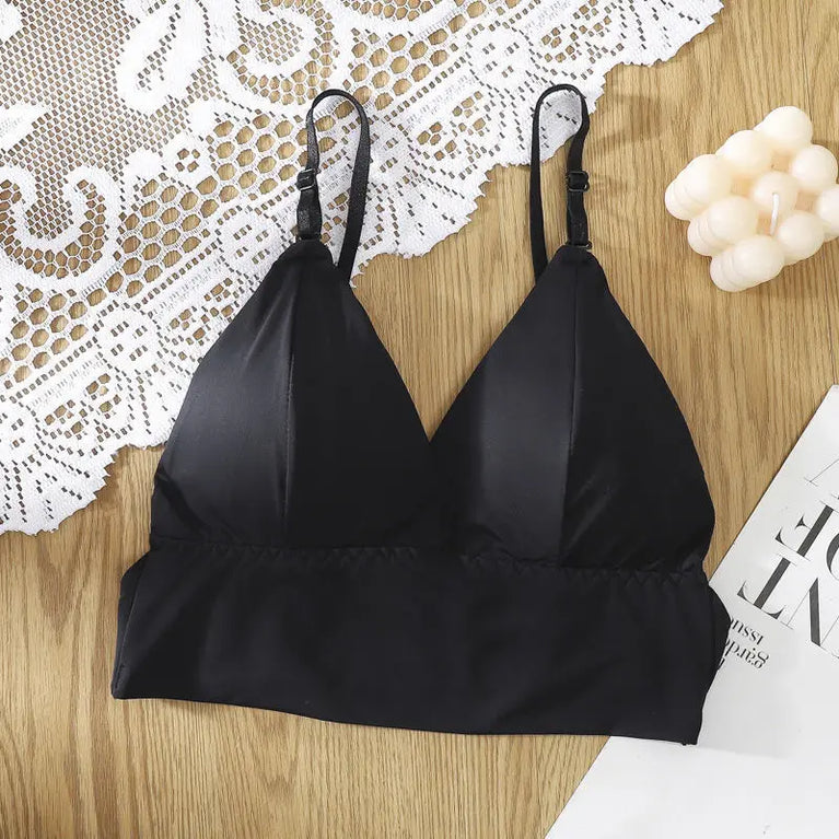 Ice Silk Low-Back Multi-Way Bra | Seamless U-Back Bralette