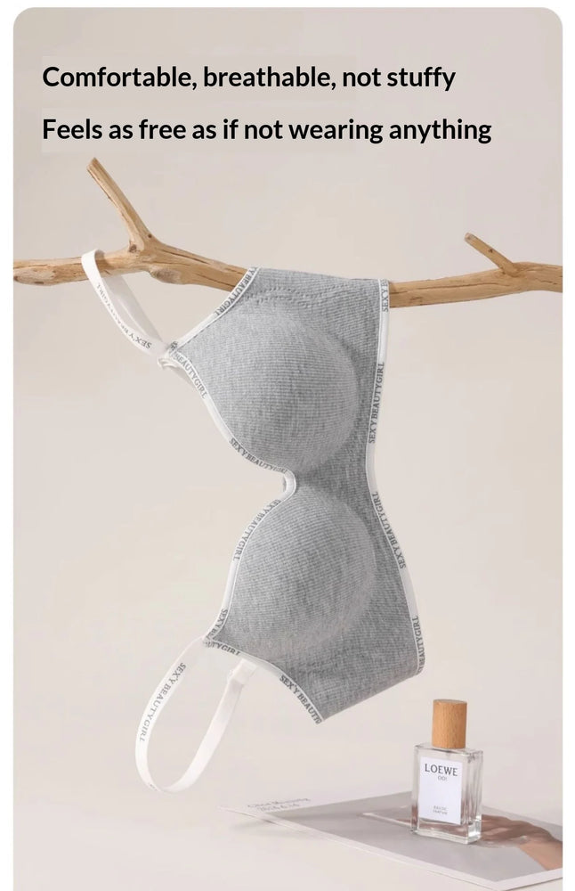 Seamless Strapless Bra – Wireless French-Style Elegance