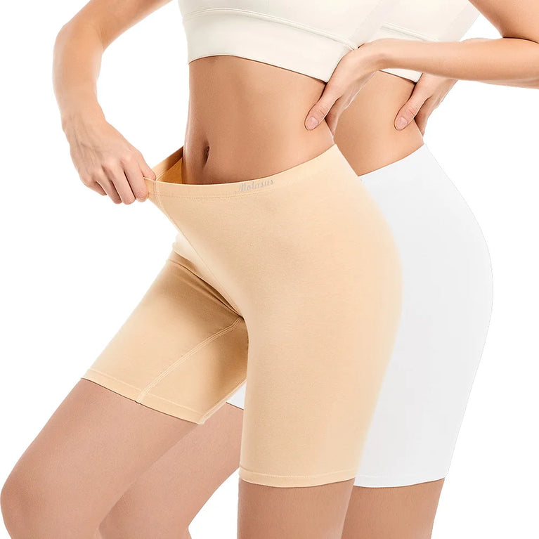 High-Waist Cotton Boxer Briefs | Premium Anti-Chafing Underwear