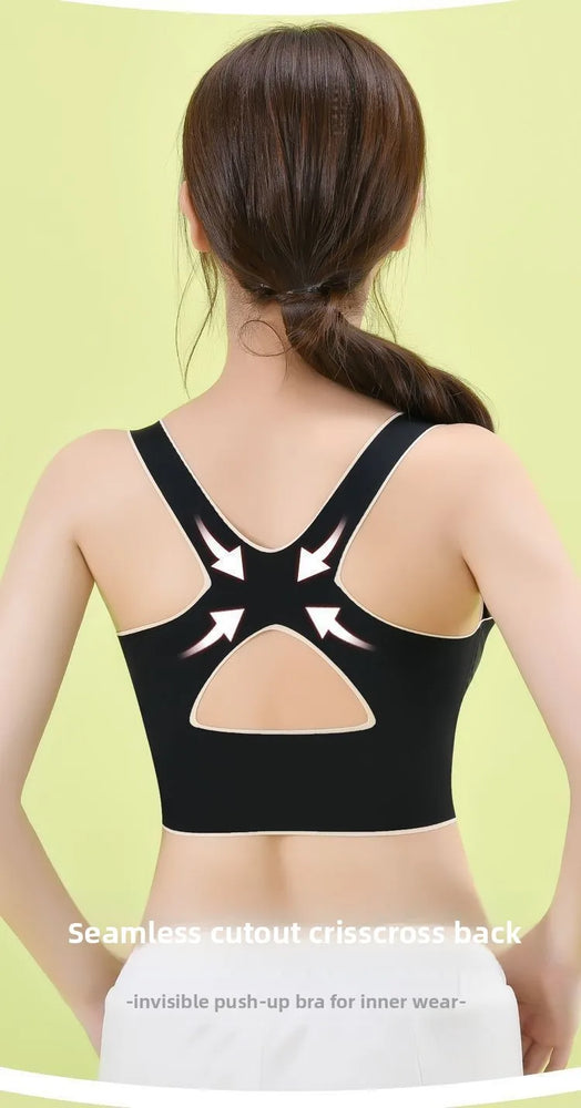 Seamless Summer Sports Bra | Anti-Sagging Side-Support Vest
