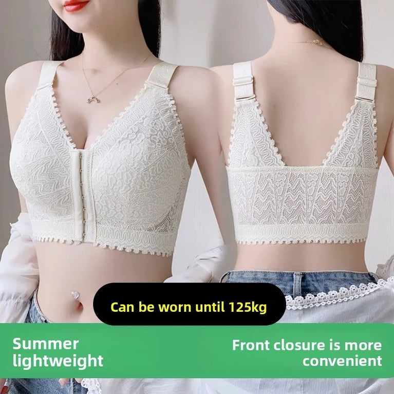 Lightweight Front-Buckle Bra | Anti-Sagging Full-Cup Support