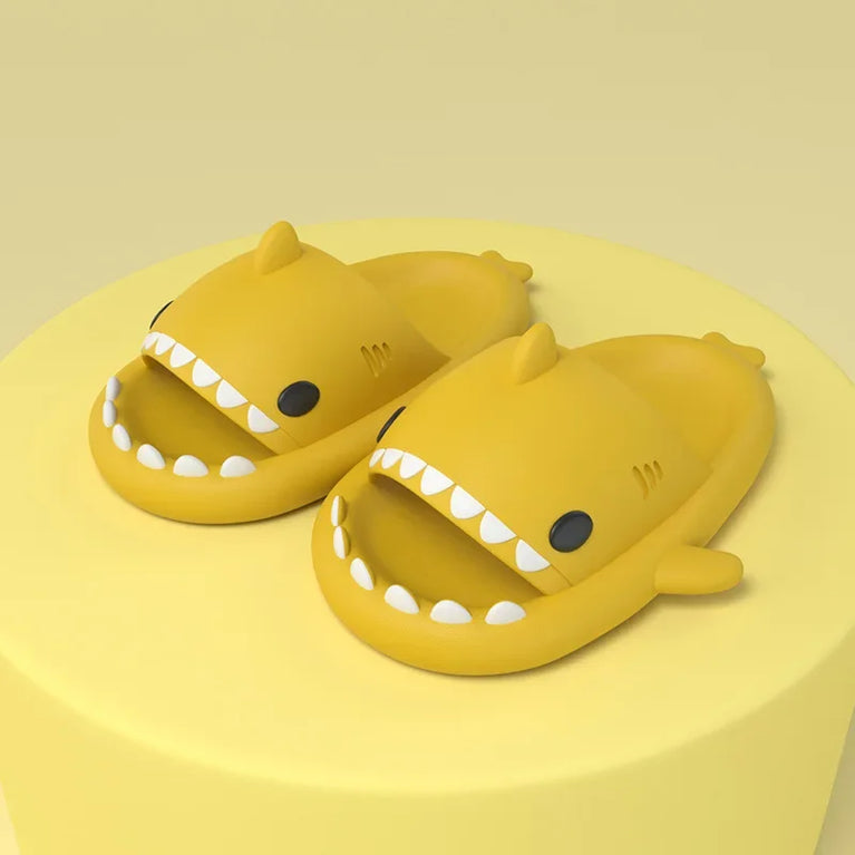 Cute Shark Platform Slides | Unisex Soft EVA Summer Sandals
