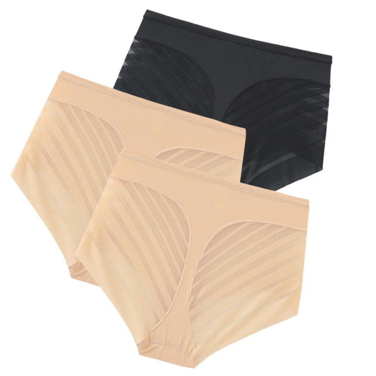 3-Piece Women’s Slimming Shapewear Set | Medium Control Knit Briefs