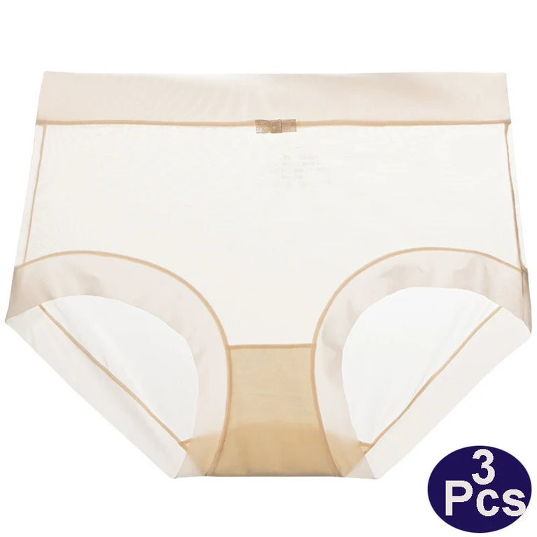 3pc Ice Silk Briefs | Seamless Quick-Dry Cool Comfort Set