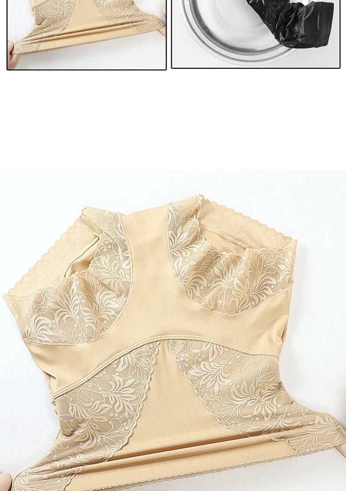 High-Waist Lace Tummy Control Panties | Professional Midsection Shaping & Body Shaper