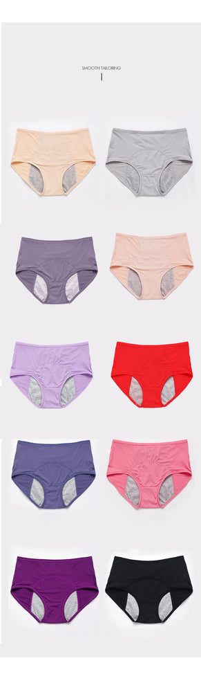 Physiological Briefs (2-Pack) – Mid-Rise Leak-Proof Menstrual Panties