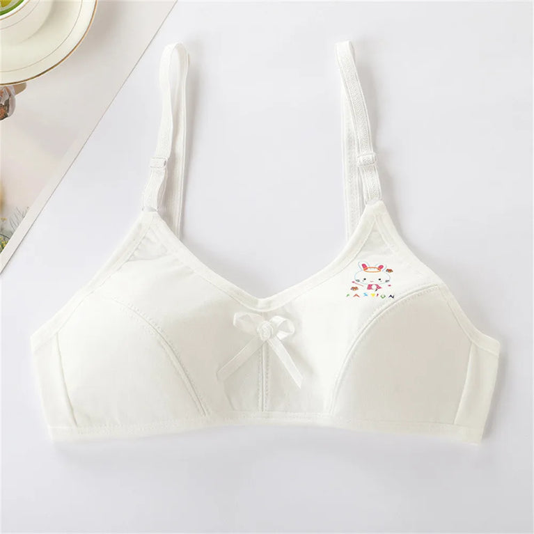 Teenage Double-Layer Training Bra | Soft Cotton Sport Duo