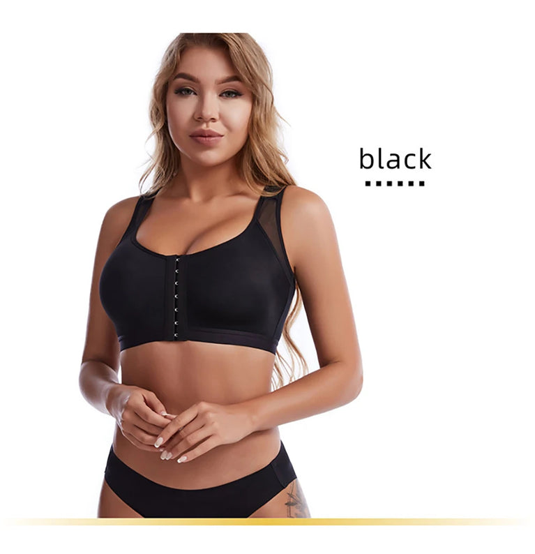 Front-Closure Compression Bra | Wireless Post-Op Fit