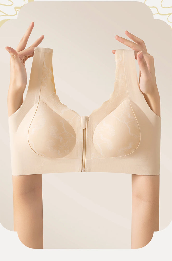 Post-Mastectomy Front-Zipper Bra | Wireless Recovery Fit
