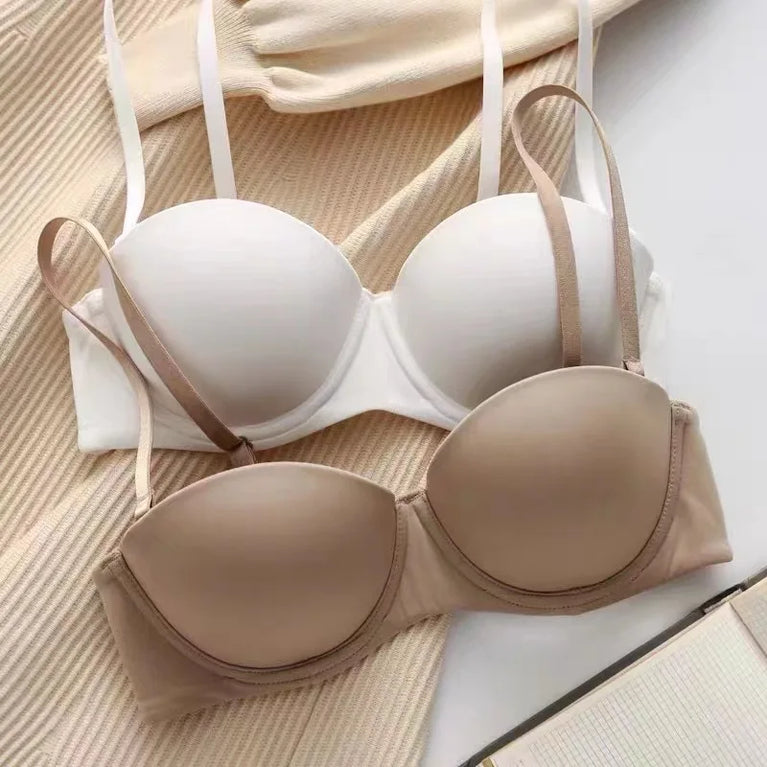 Seamless Demi Push-Up | Wire-Free Half-Cup Bra