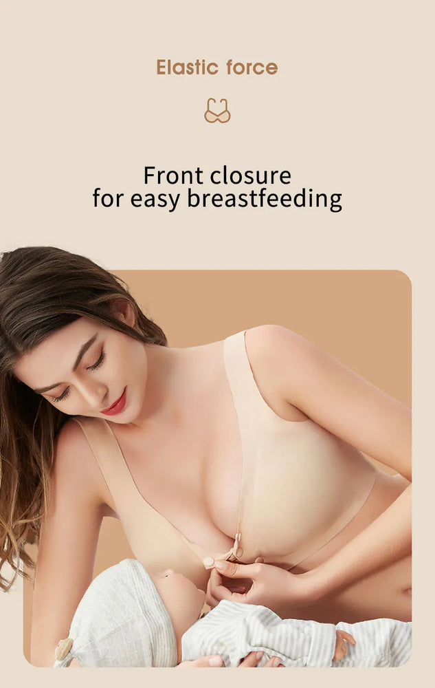 Wood Pencil Lightweight Nursing Bra | Front-Opening Support