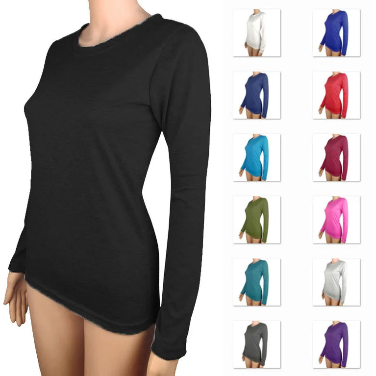 Women’s Slim-Fit Thermal Top | Long-Sleeve Autumn Base Layer