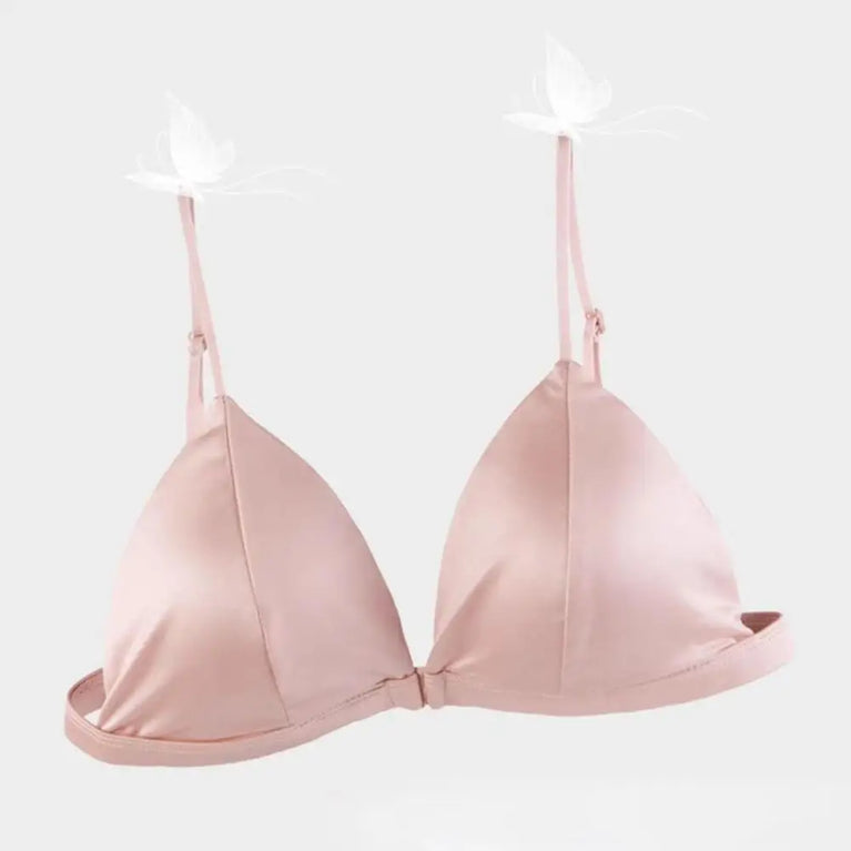 Sexy Triangle Cup Front-Buckle Bra | Seamless Summer Support
