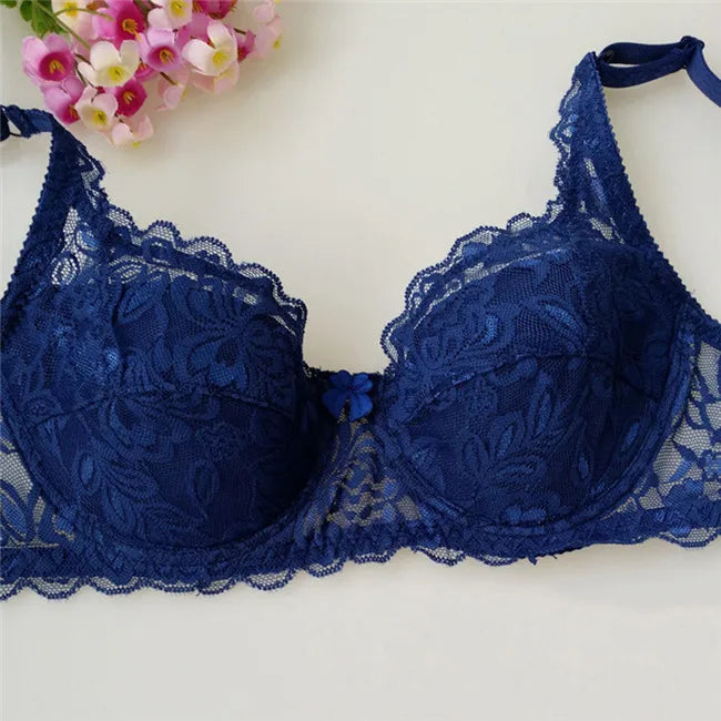 Lace Summer Push-Up Bra | Breathable Full-Coverage Lingerie