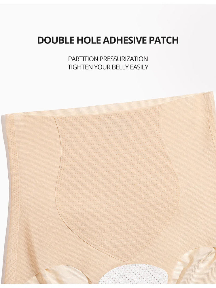 Seamless High-Waist Briefs (3-Pack) – Breathable Ice Silk & Silk Protein Shapewear