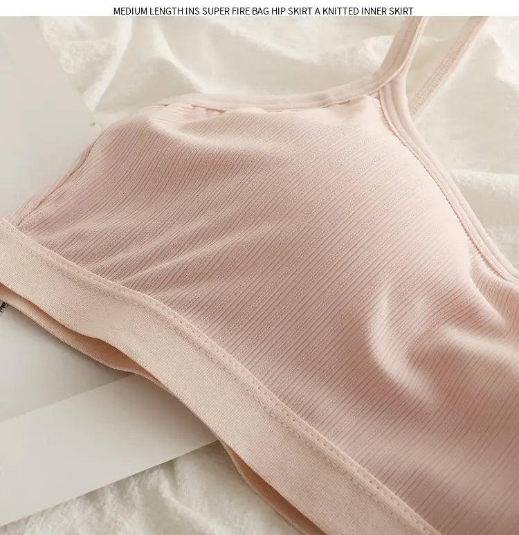 Ice Silk Seamless U-Shape Bra | Breathable Summer Sport Vest