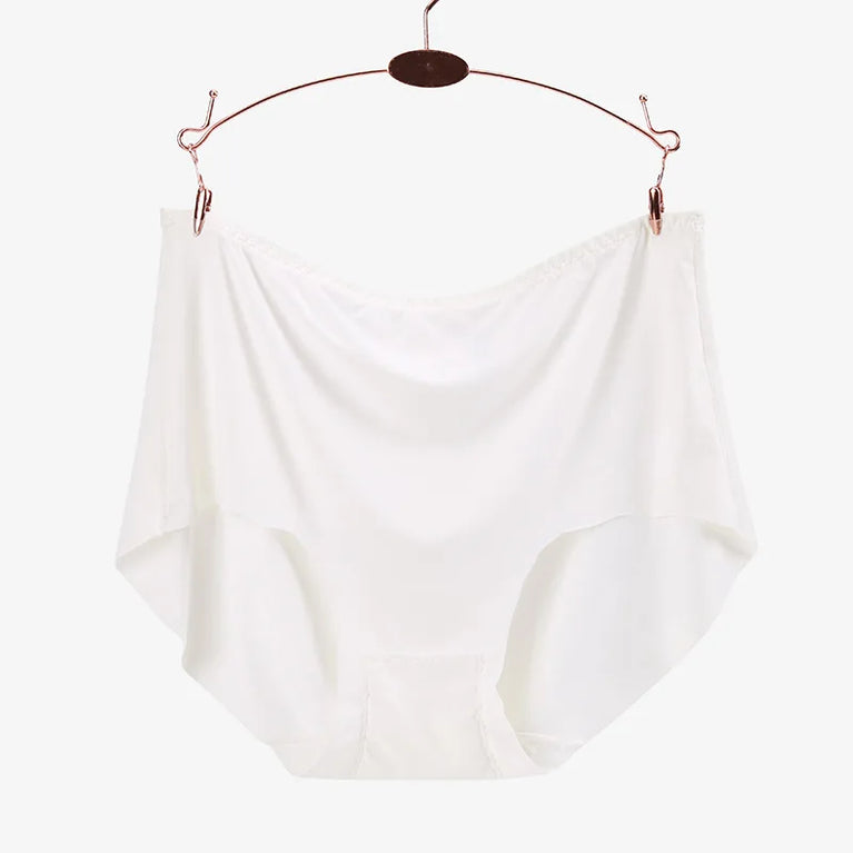 Ice Silk Plus Size Seamless Boyshorts (4-Pack) – Ultrathin Cooling Comfort