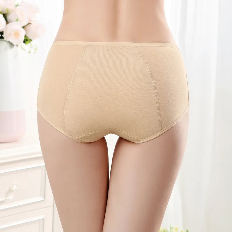 High-Rise Period Briefs | Leakproof Cotton Underwear