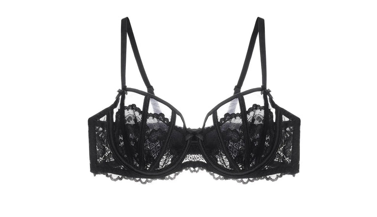 French Floral Lace Bra Set | Ultra-Thin Underwire Minimiser