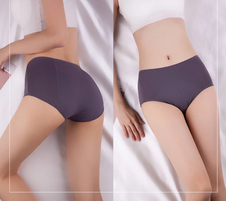 Physiological Briefs (2-Pack) – Mid-Rise Leak-Proof Menstrual Panties
