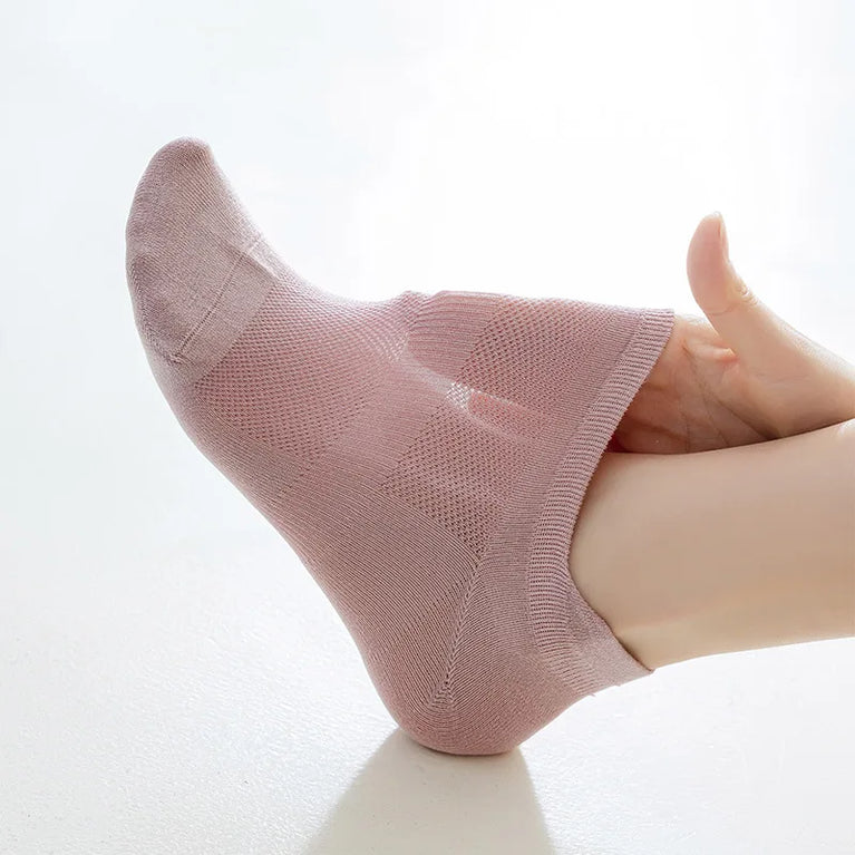 Bamboo Fiber Socks | 5-Pack Invisible Summer Liner