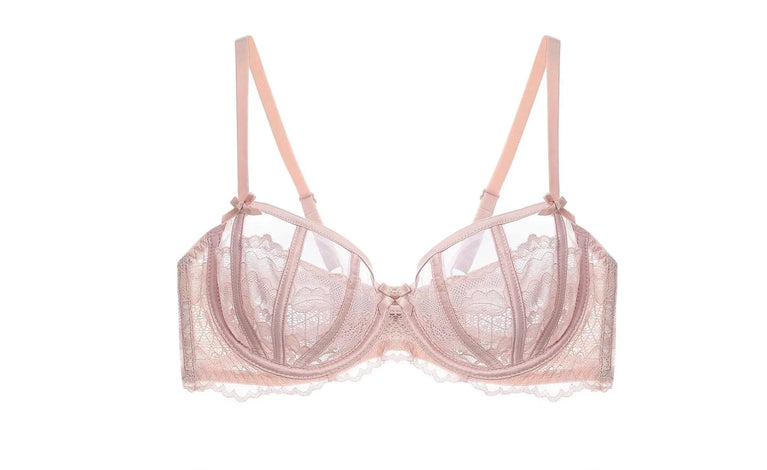 French Floral Lace Bra Set | Ultra-Thin Underwire Minimiser