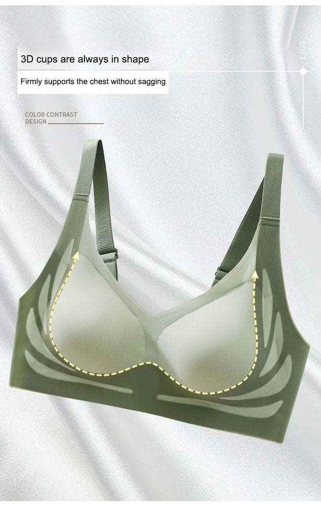 All Of Me Seamless Wireless Bra | Gathered Push-Up Bralette
