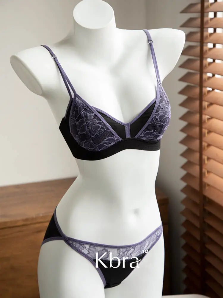 Lace Triangle Bralette Set | Sexy Wire-Free Summer Lingerie