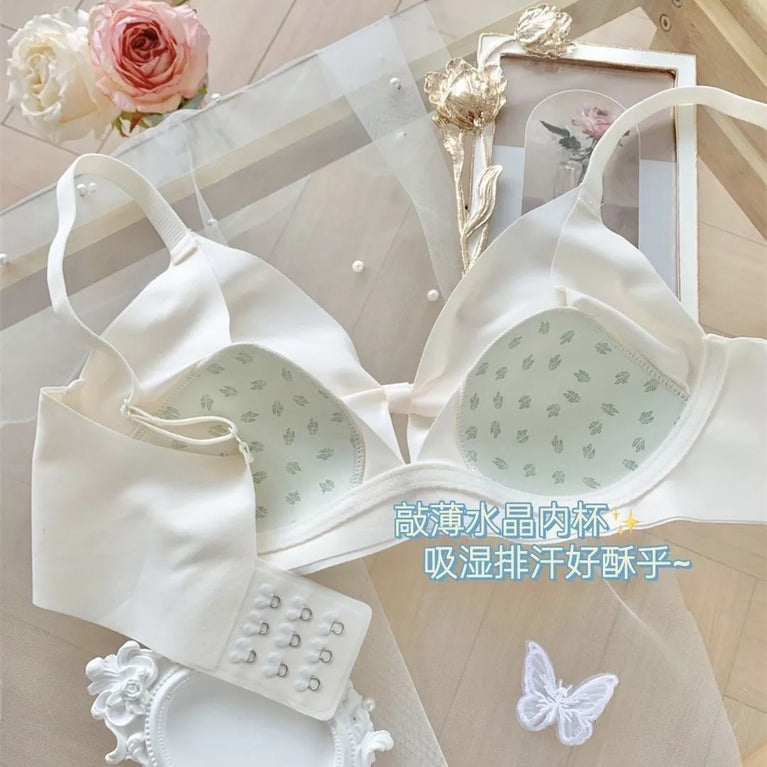 Summer Crystal Cup Bra | Wirefree V-Shape Invisible Lift