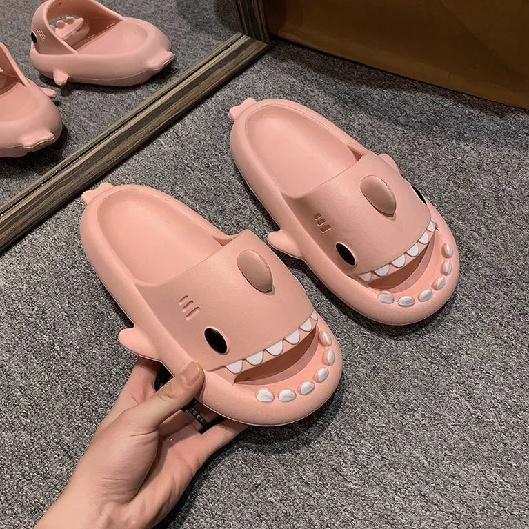 Shark Cloud Slides | Thick-Sole Anti-Slip Sandals