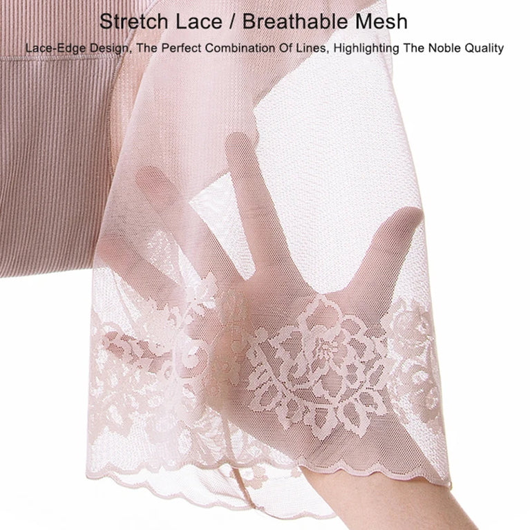 Lace Safety Shorts | Plus-Size Anti-Chafing Underwear